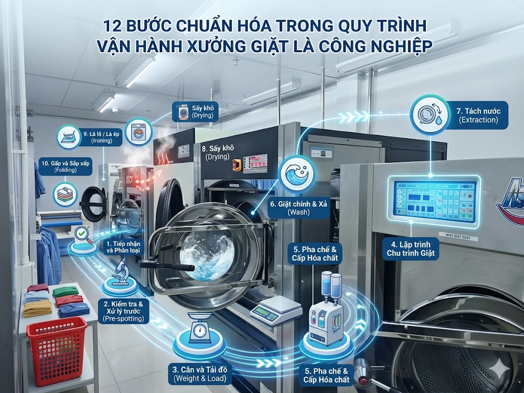 Quy trinh van hành phong giat khach san khach san